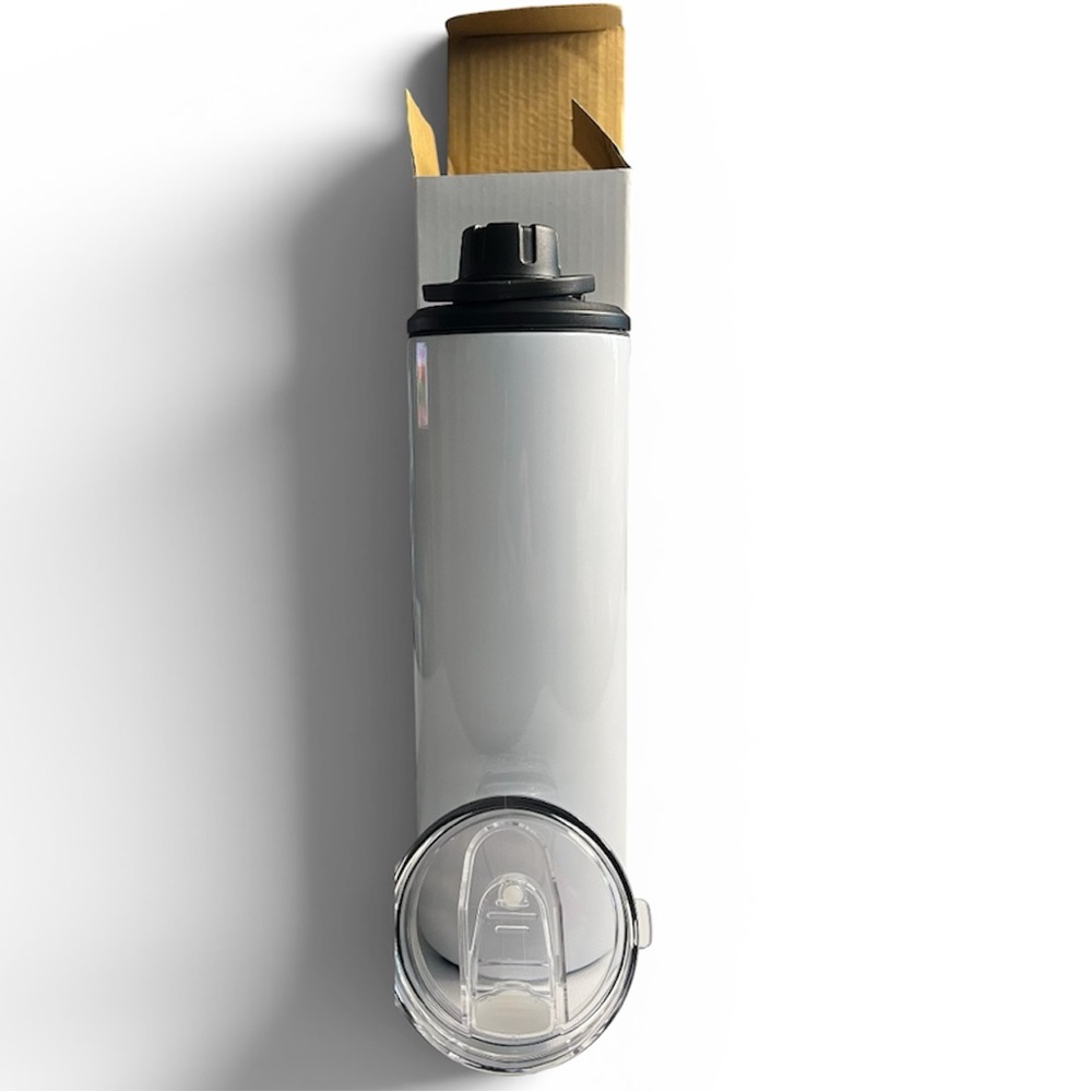 NIB White Insulated Tumbler with Lid